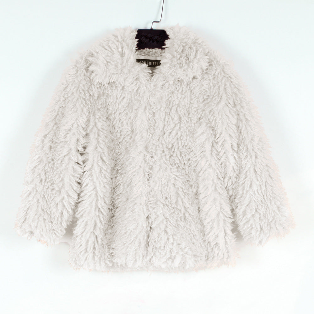 Damen Kuschelige und voluminöse Teddyjacke Drune