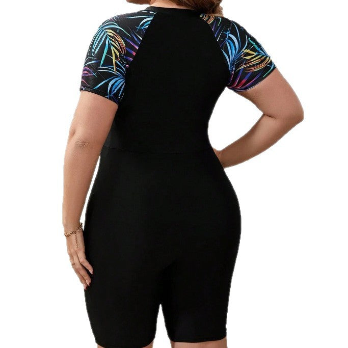 Damen Sportlicher Kurzarm-Rashguard Drune