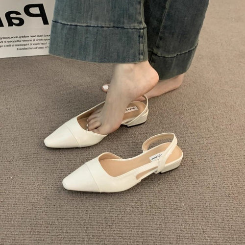 Damen Slingback-Pumps mit spitzem Zehenbereich und schickem Riemen Drune
