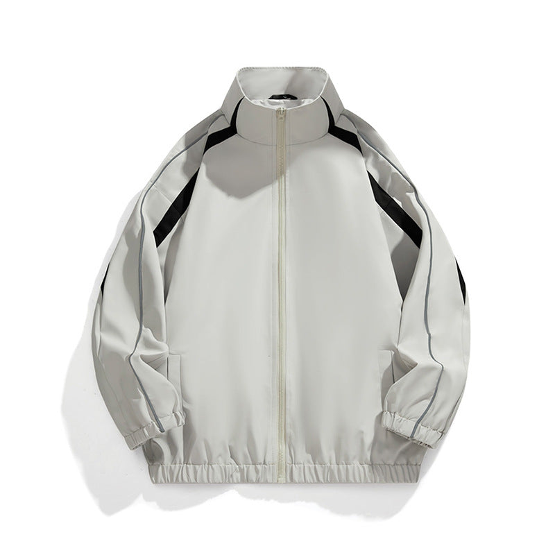 Damen Sportliche Windbreaker-Jacke Drune