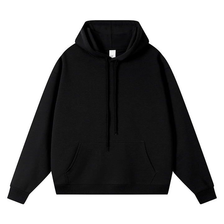 Unisex Oversize-Kapuzenpullover mit Kängurutasche und Rippbündchen Drune