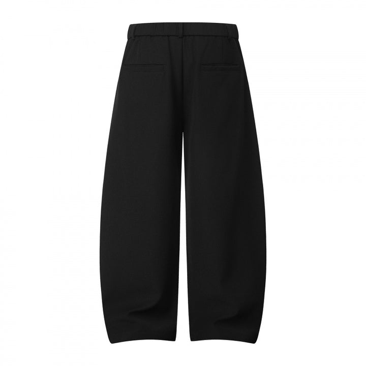 Damen Culotte-Hose mit ballonartiger Silhouette, hohem Bund und Bundfalten Drune