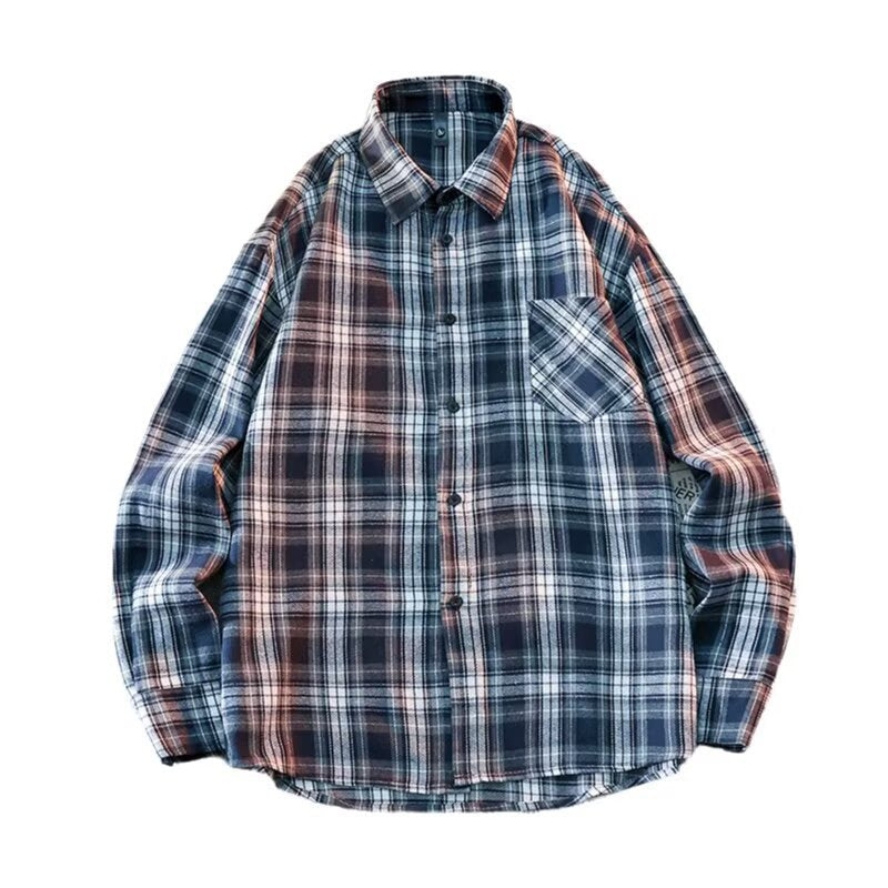 Damen Oversized Karohemd Drune