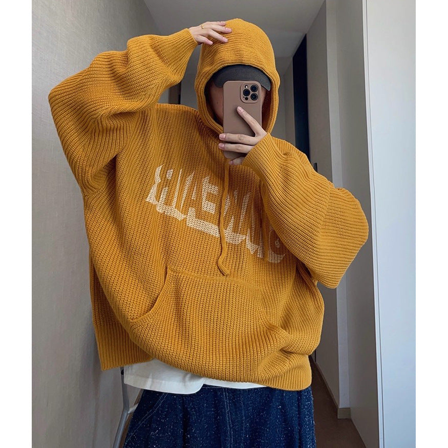 Damen Komfortabler oversized Hoodie mit grafischem Schriftzug Drune