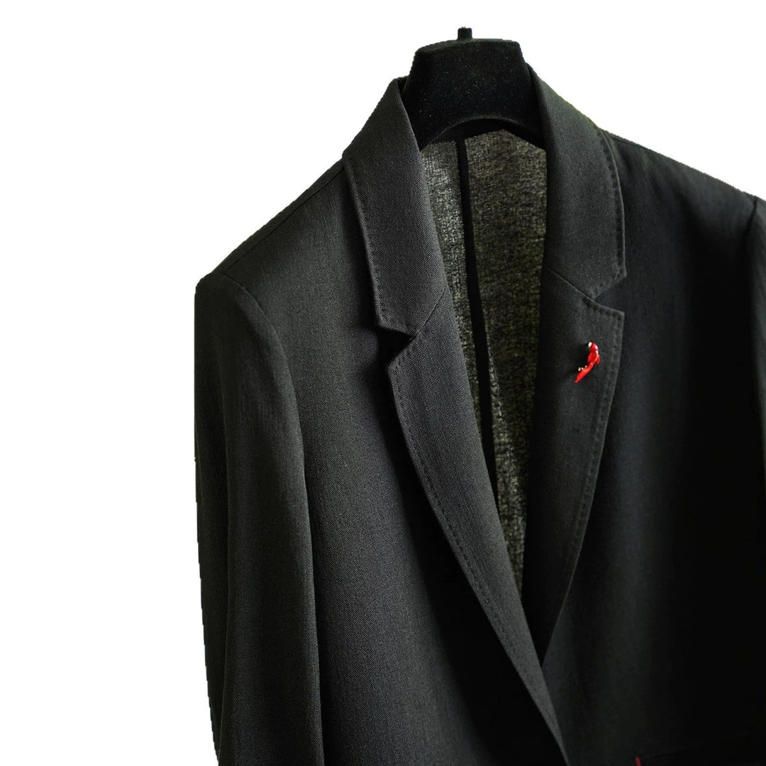 Damen Eleganter Leinenblazer Drune