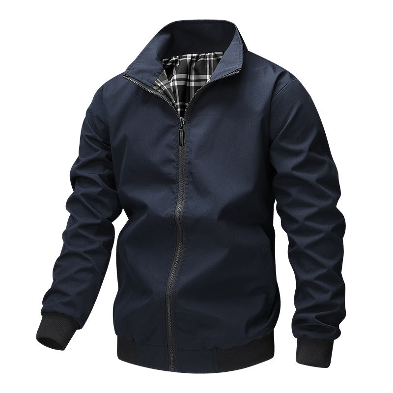 Herren Leichte Übergangsjacke mit Stehkragen Drune