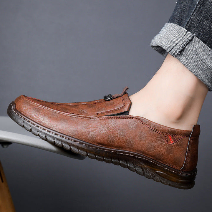 Damen elegante und bequeme Slipper aus Leder Drune