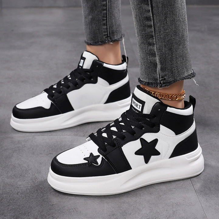 Damen Sportliche Sneaker mit ergonomischer Dämpfungstechnologie und trendigem Sternenmuster Drune