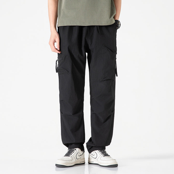 Herren Technische Utility‑Cargohose mit elastischem Bund und Knieabnähern Drune