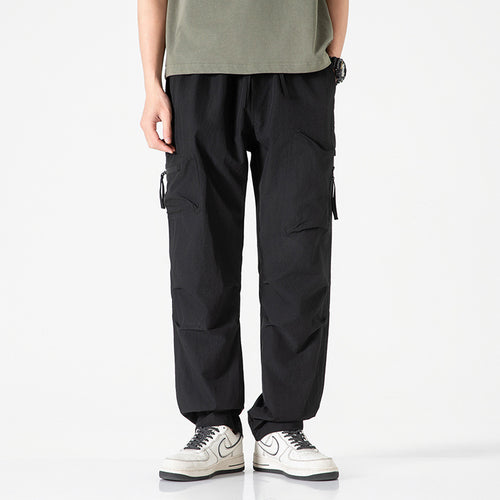 Herren Technische Utility‑Cargohose mit elastischem Bund und Knieabnähern Drune