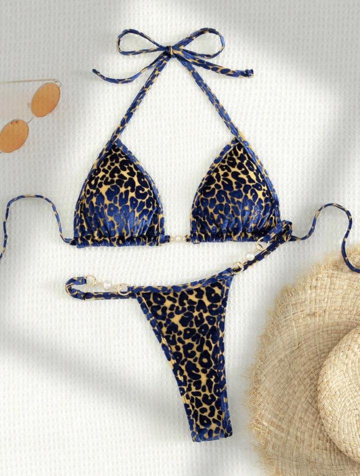 Damen Triangel-Bikini mit dekorativen Akzenten und raffiniertem Schnitt Drune