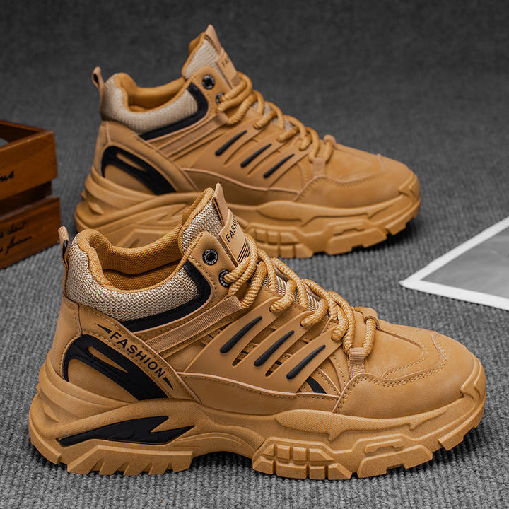 Damen Hochtop Sneakers mit robustem Design und stylischem Mesh-Einsatz Drune