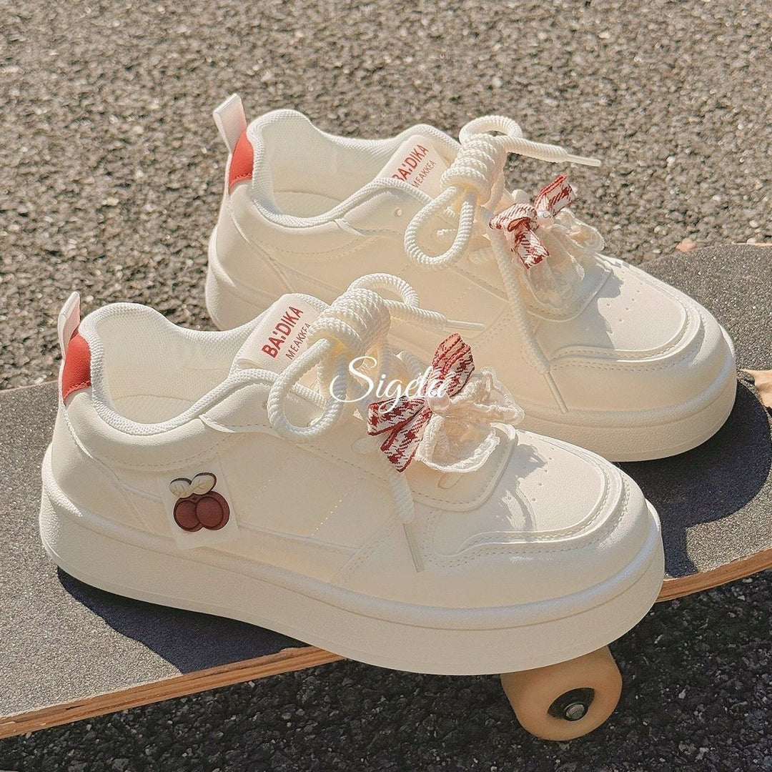 Damen Trendige Sneakers mit verspielten Details und hochwertigem Obermaterial Drune