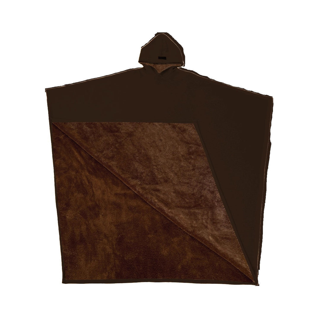 Unisex nan Kapuzen-Poncho Kuscheldecke mit weichem Futter und großzügigem Oversize-Schnitt Drune