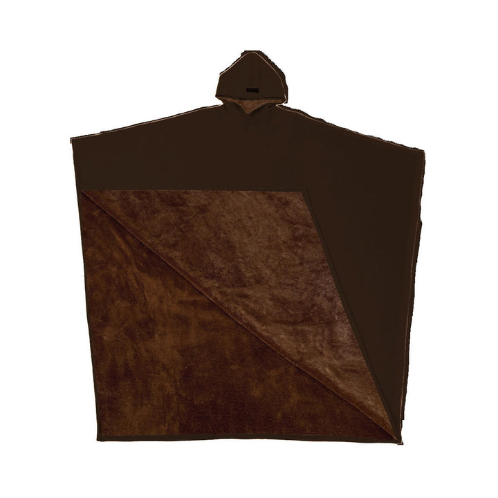 Unisex nan Kapuzen-Poncho Kuscheldecke mit weichem Futter und großzügigem Oversize-Schnitt Drune