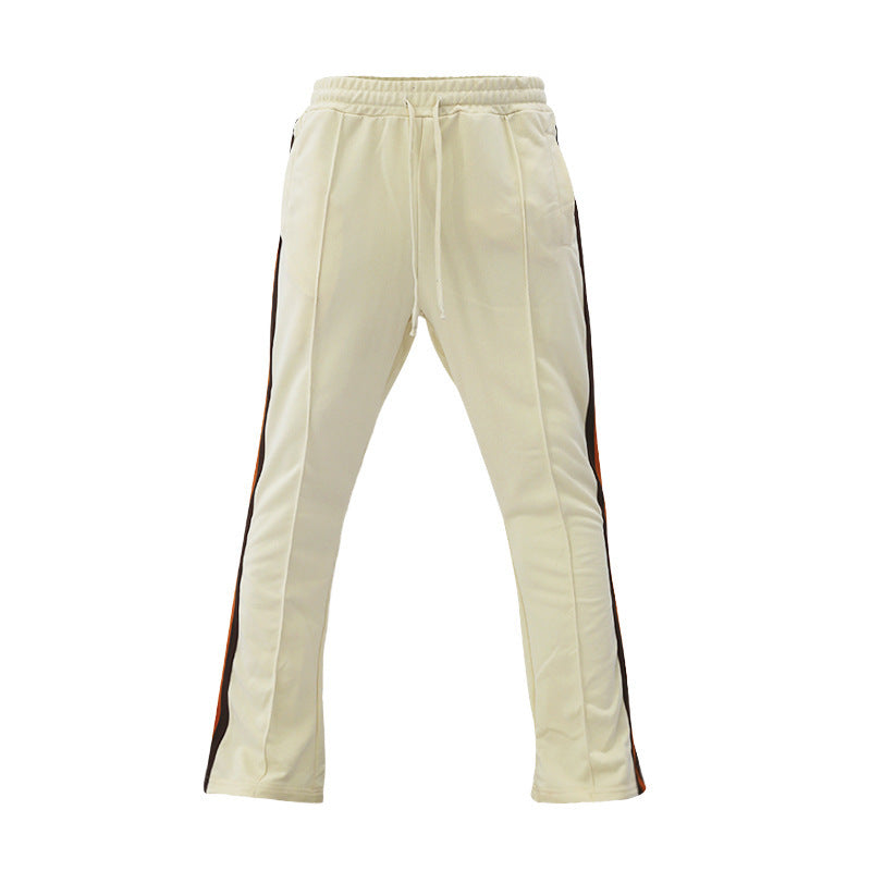 Herren Slim-Fit Jogginghose mit Tunnelzug, markanten Ziernähten & seitlichem Panel Drune