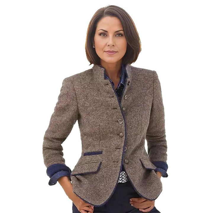 Damen elegante Wolljacke Drune