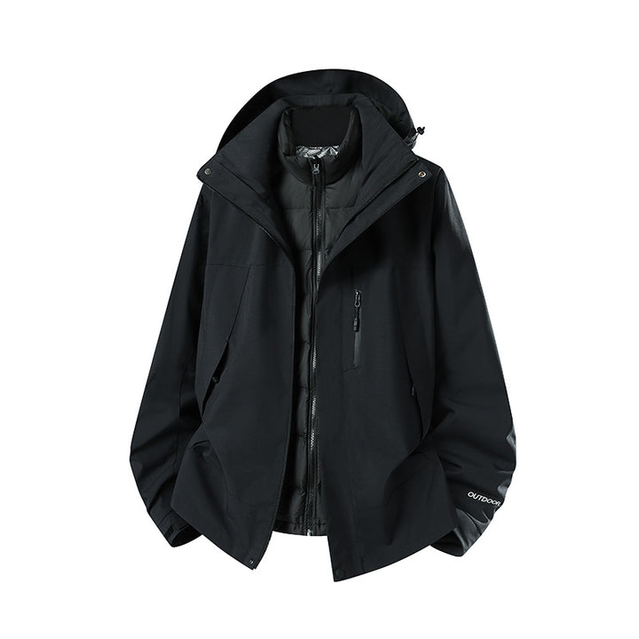 Damen Zweiteilige Softshell-Parka mit herausnehmbarer Steppinnenjacke Drune