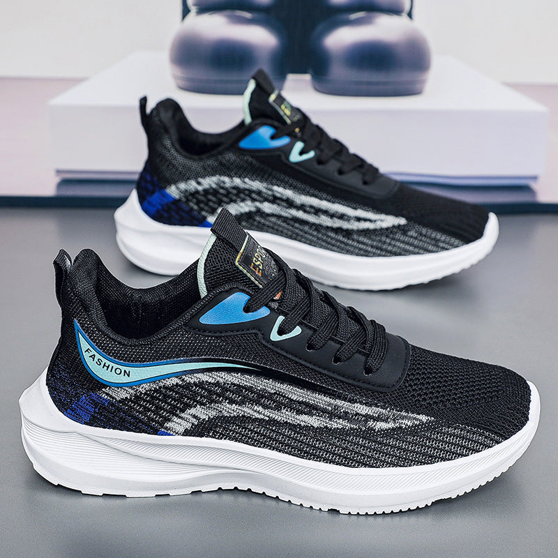 Herren Sportliche Sneaker mit atmungsaktiver Mesh-Oberfläche und dämpfender Sohle Drune