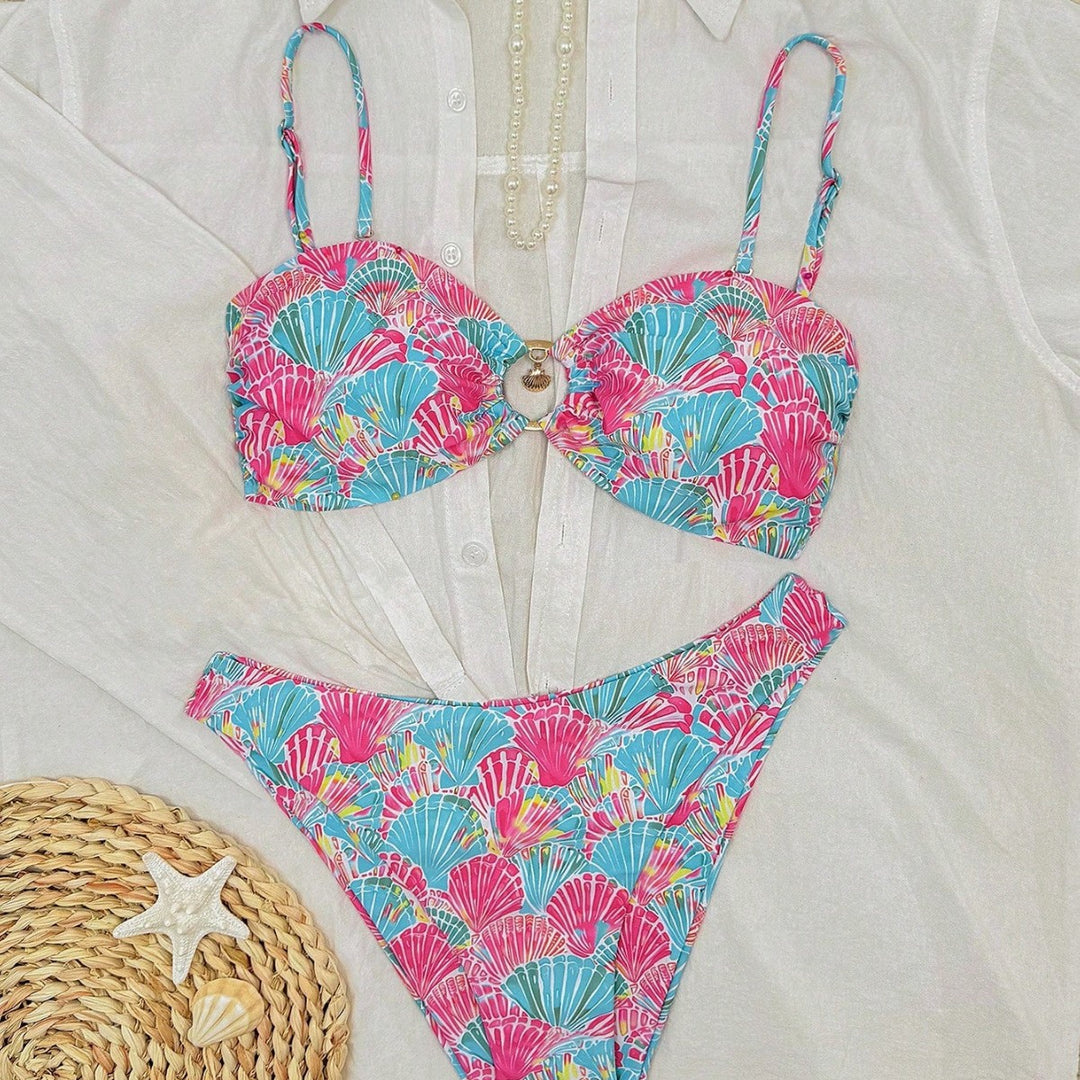Damen Bikini-Set mit verspieltem Muschel-Design Drune