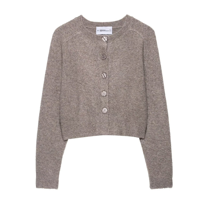Damen Strickjacke mit Knopfleiste und lässigem Schnitt Drune