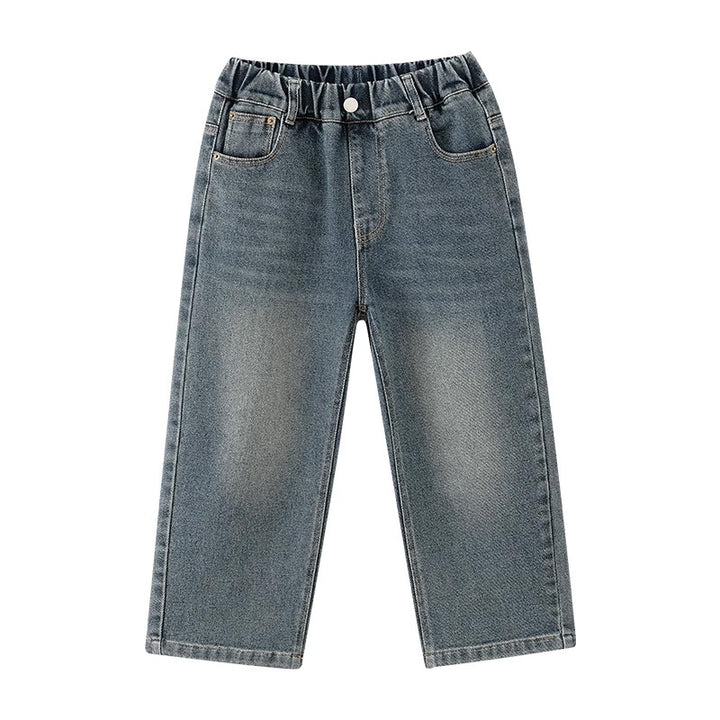 Unisex lockere Denim-Jeans mit weitem Schnitt Drune