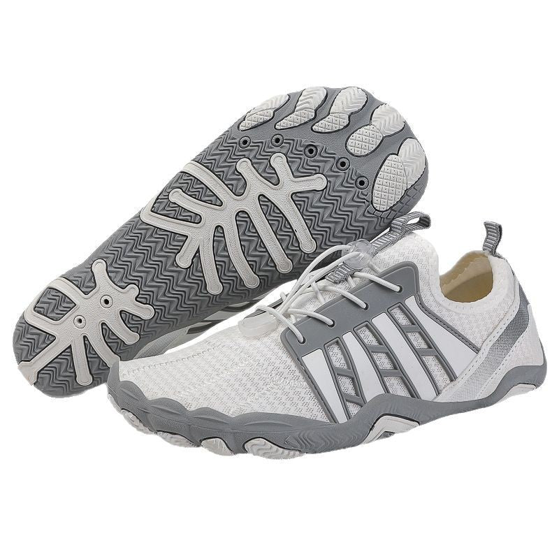 Damen Freizeit-Sneaker mit atmungsaktiver Netz-Oberfläche und flexiblem Sohlenprofil Drune