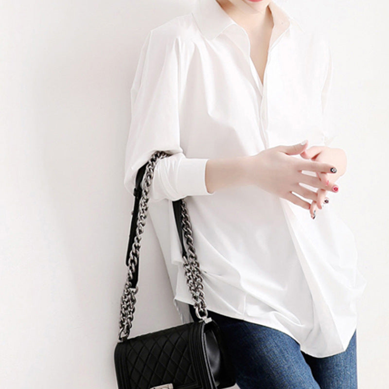 Damen Elegante Bluse mit modernem Schnitt Drune