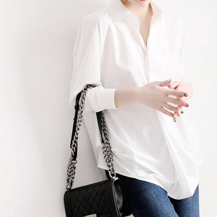 Damen Elegante Bluse mit modernem Schnitt Drune
