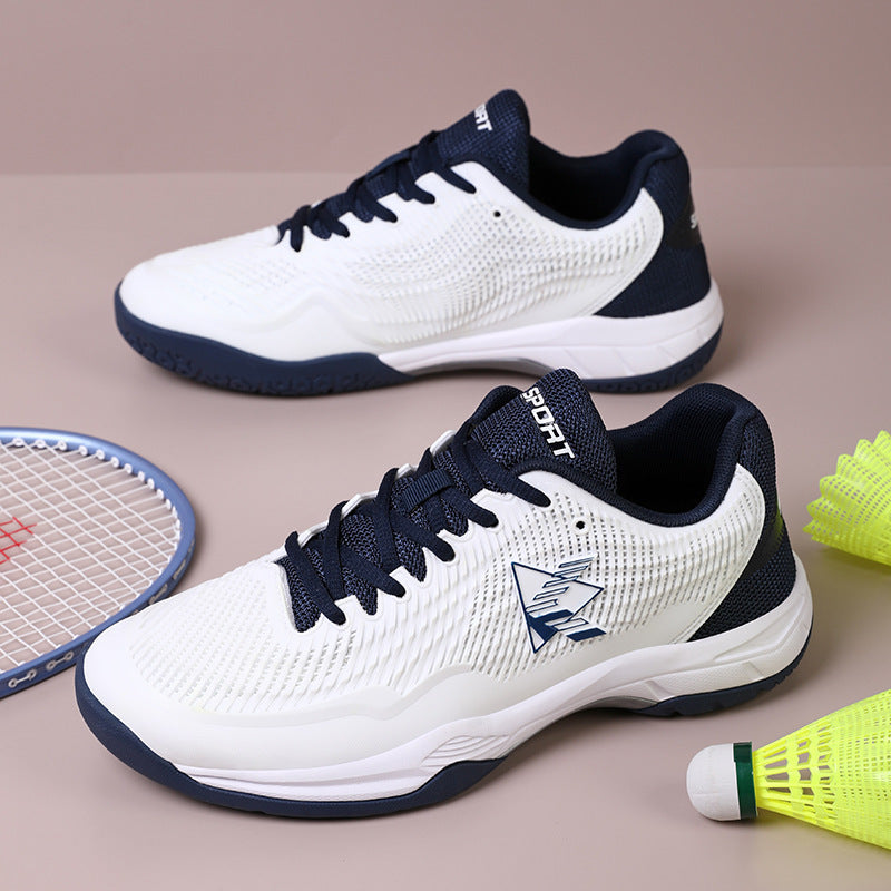 Damen Sportliche Badmintonschuhe mit rutschfester Sohle und atmungsaktiven Mesh-Einsätzen Drune
