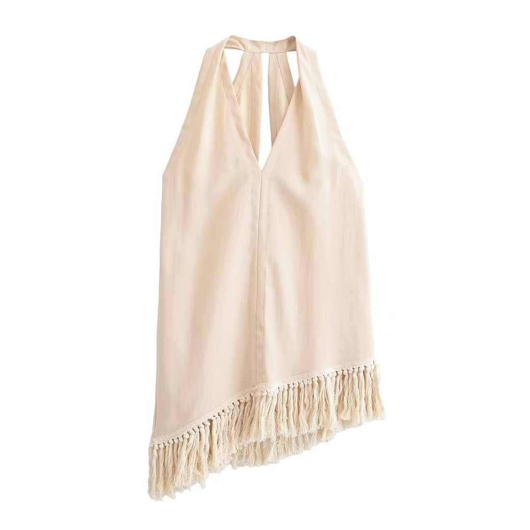 Damen elegante, weite Hose mit schickem Schnitt und praktischen Taschen Drune