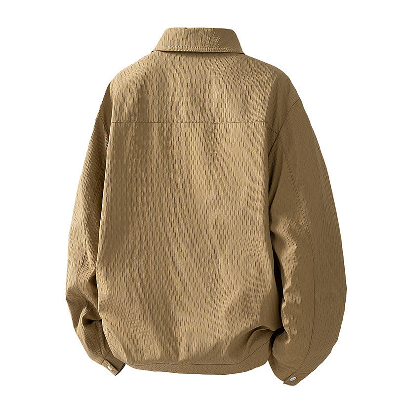 Herren Lässige Hemdjacke Drune