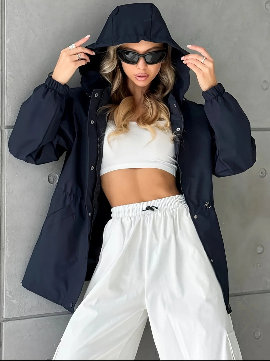 Damen Regenjacke Drune