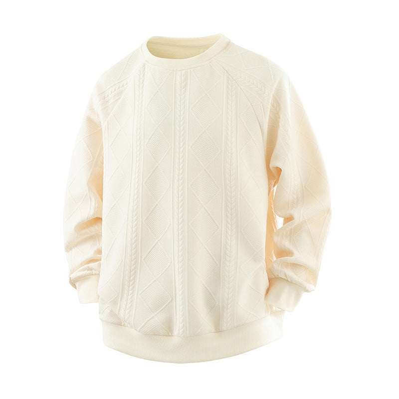 Damen Eleganter Texturiertes Sweatshirt