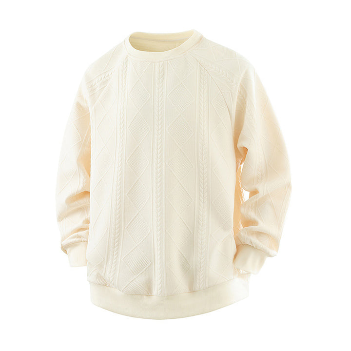 Damen Eleganter Texturiertes Sweatshirt