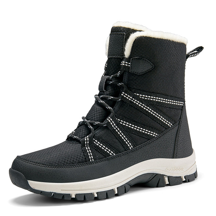 Damen Winterboots mit isolierendem Futter und rutschfester Sohle Drune
