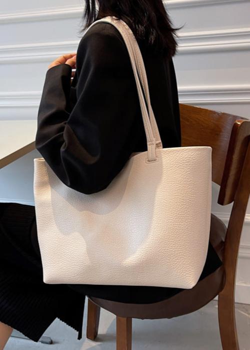Drune | Geräumige Damen Schultertasche Aus Weichem Leder
