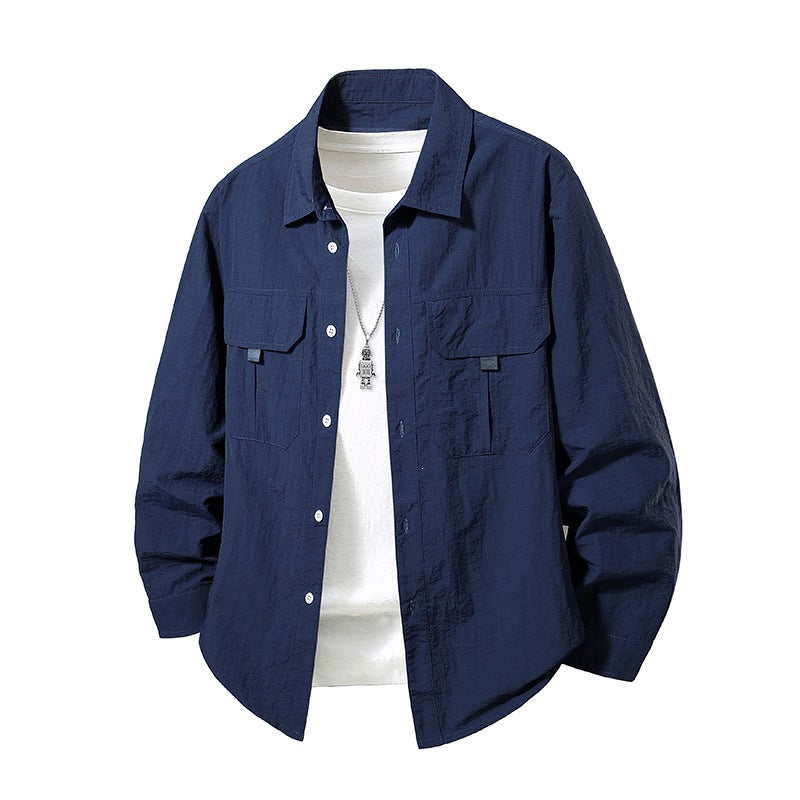 Herren Lässige Hemdjacke Drune