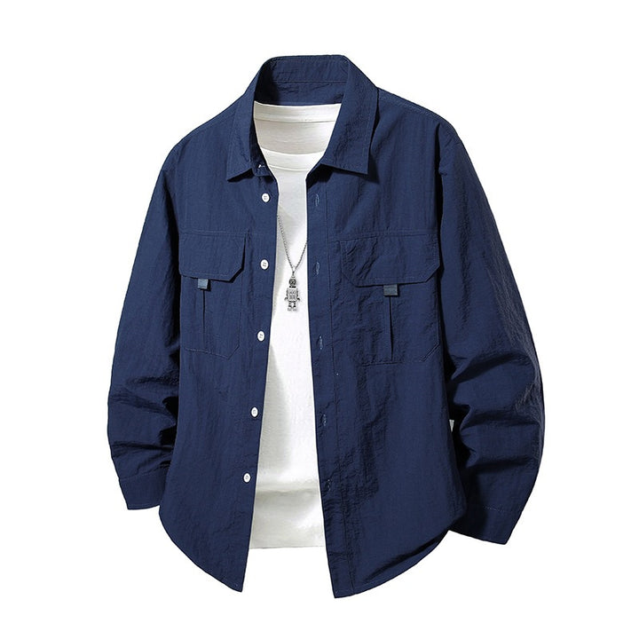 Herren Lässige Hemdjacke Drune