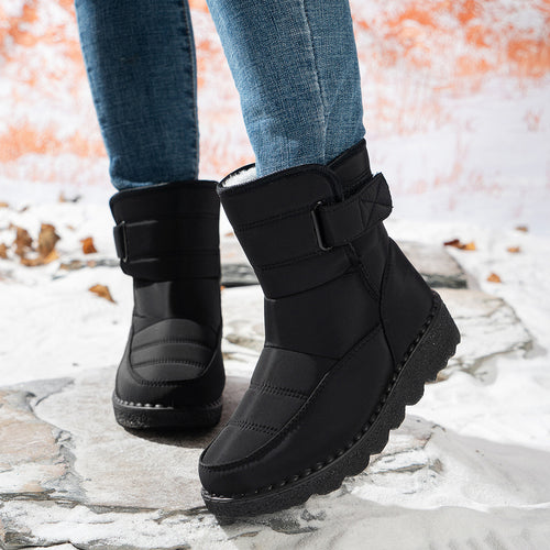 Damen Warmgefütterte Stiefel Drune