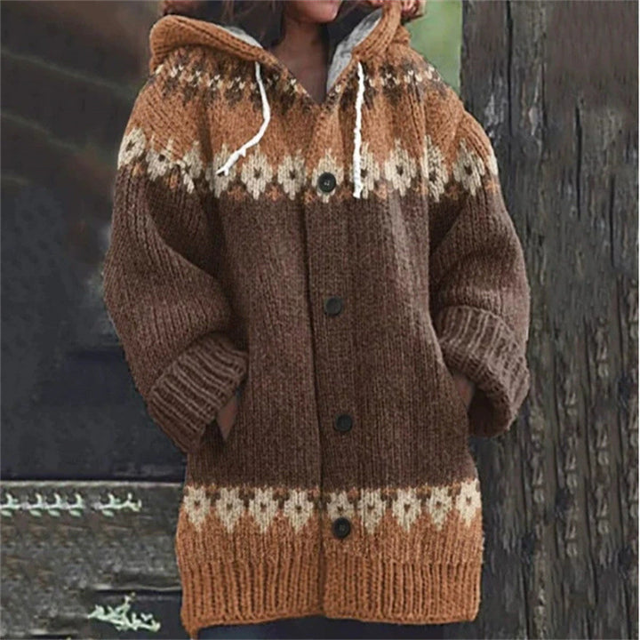 Drune | Streifenmuster-Cardigan