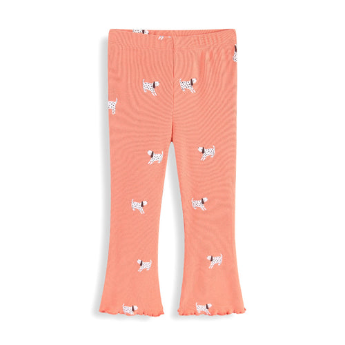 Mädchen Leggings mit fröhlichem Hunde-Muster Drune