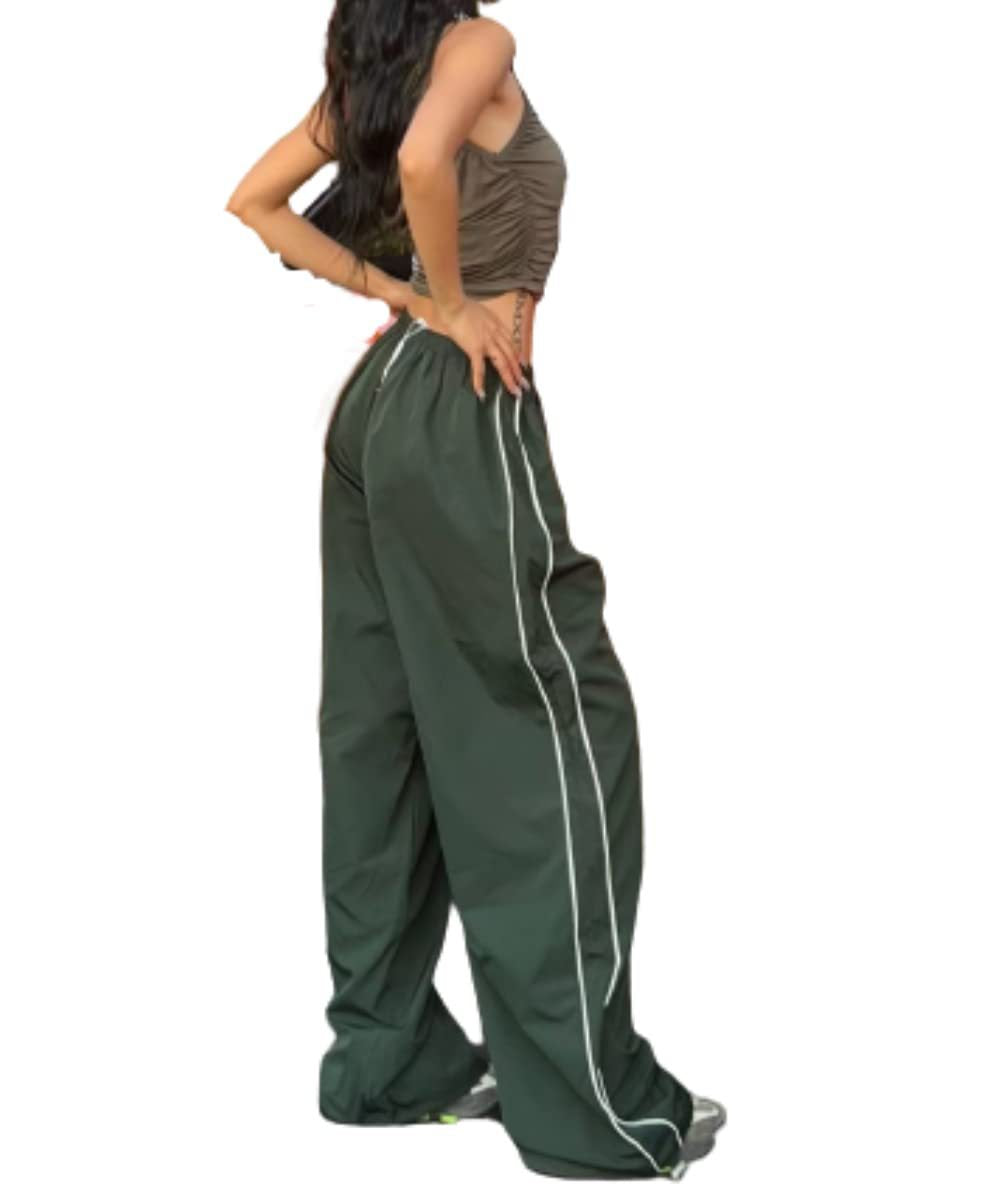 Damen Sporthose mit weitem Bein und elastischem Bund