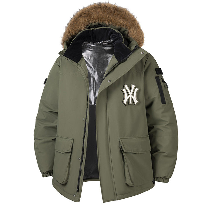 Herren  Expedition Daunen-Alternative Parka mit thermoreflektierender Innenlage und Mehrzweck-Taschenutility Drune
