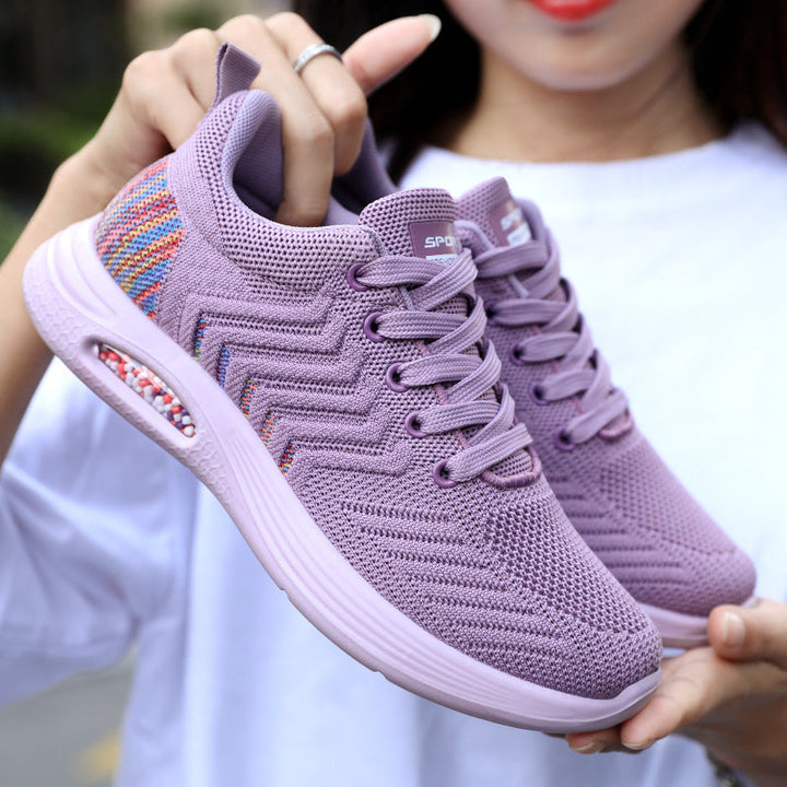 Damen Sportliche Sneakers mit atmungsaktiver Netzstruktur und Dämpfungstechnologie Drune