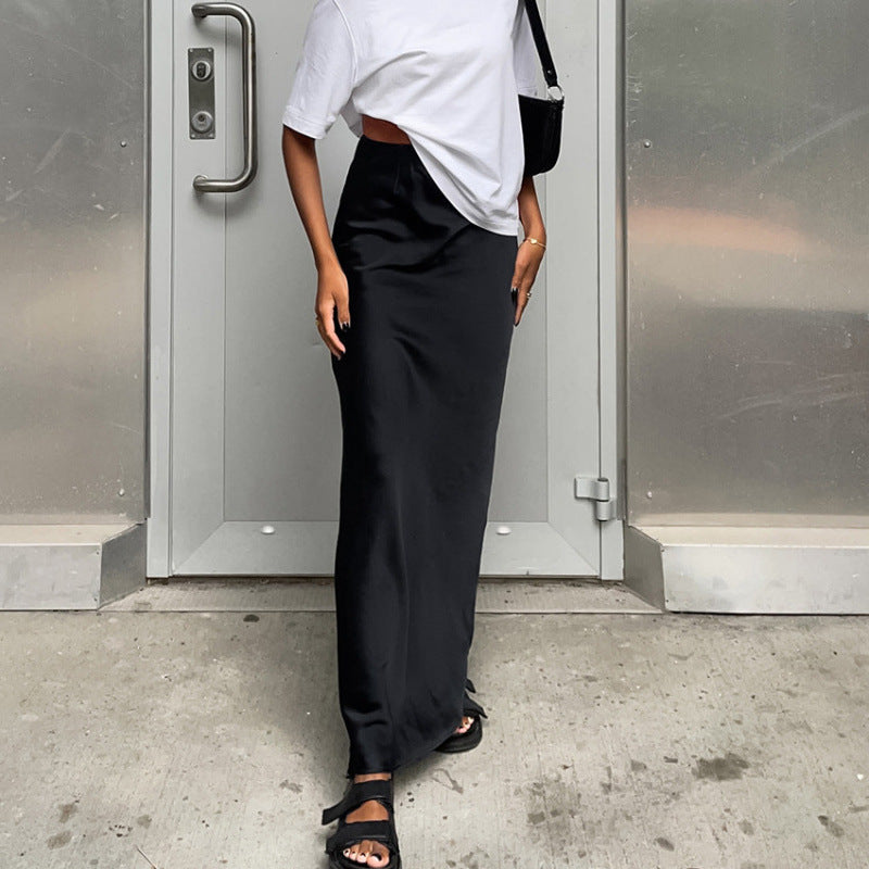 Damen Elegante Midi-Rock Drune
