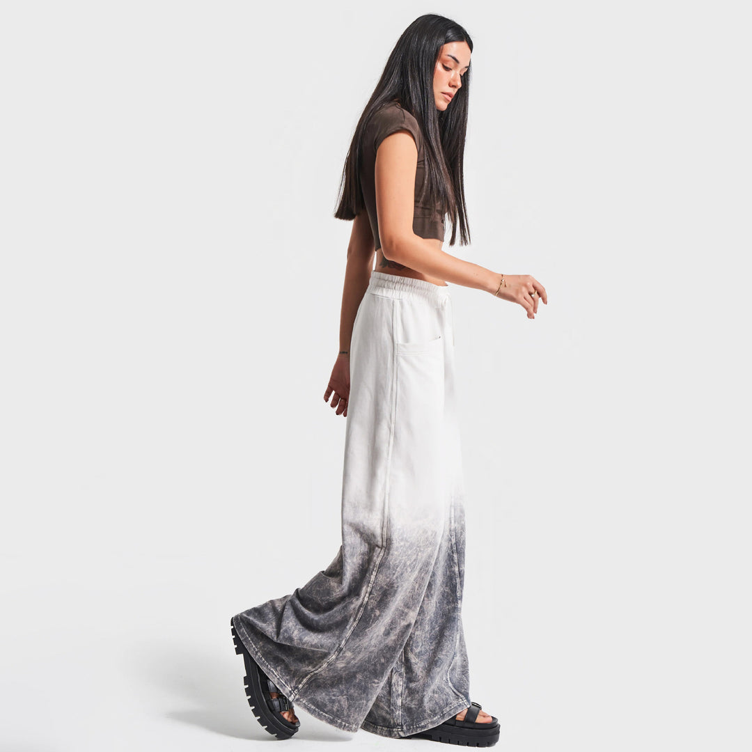 Damen Weitgeschnittene Freizeithose mit einzigartigem Ombre-Effekt Drune
