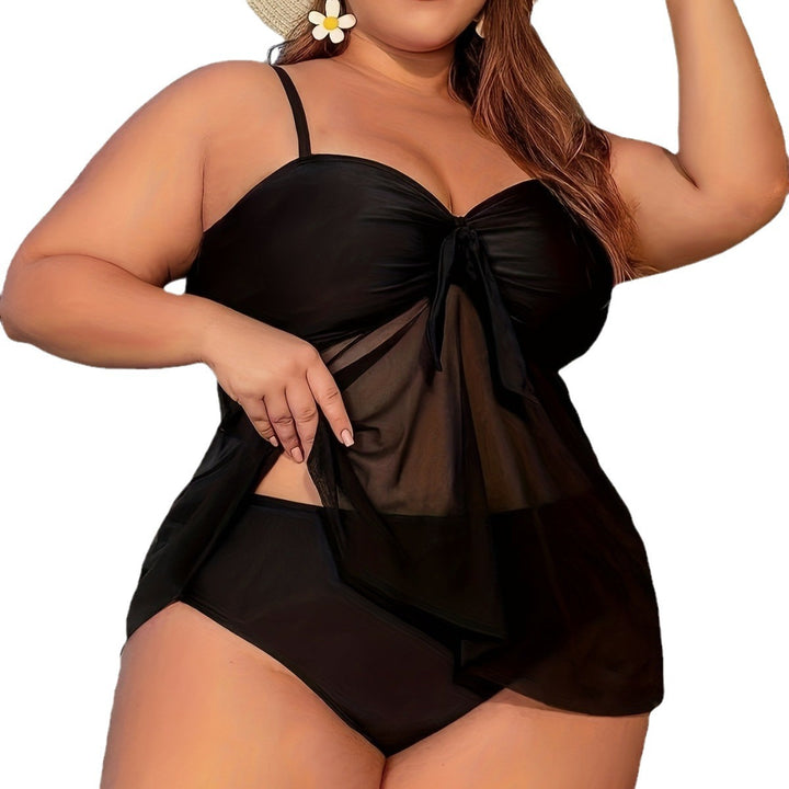 Damen Figurbetontes Bade-Outfit mit verführerischem Wickeldetail Drune