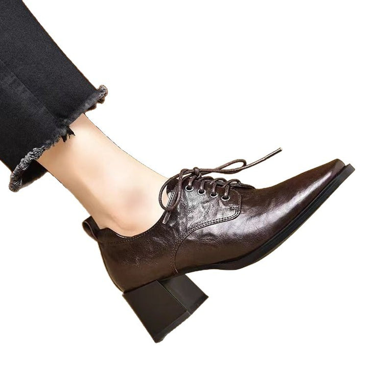 Damen Elegante High Heels mit Schnürung Drune