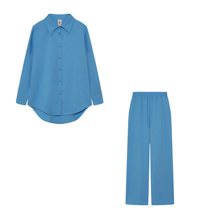 Damen Elegantes Freizeitanzug-Set mit lockerem Schnitt und feinem Stoff Drune